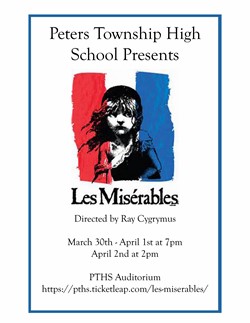 Les Miserables on Stage at PTHS