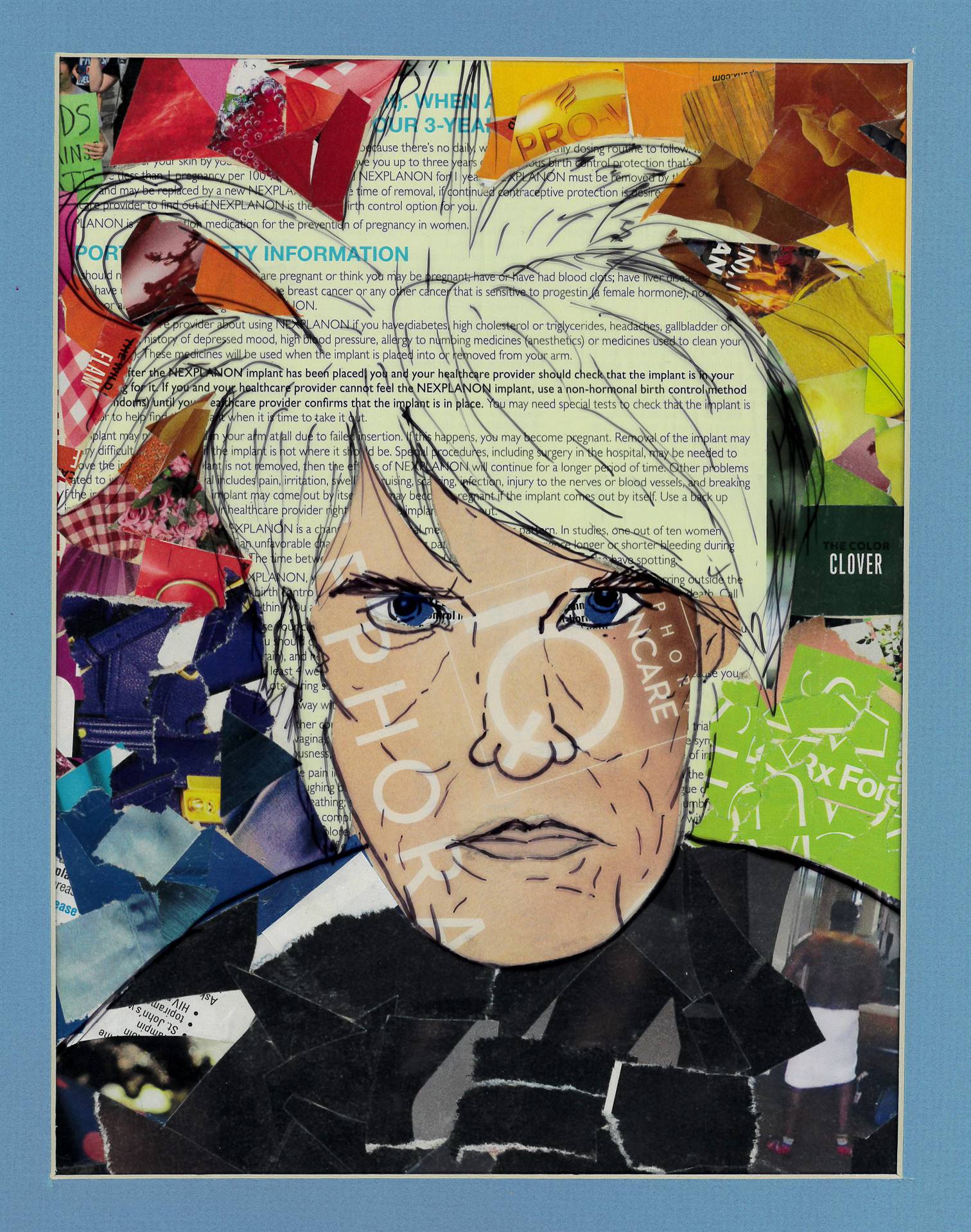 self portrait, abstract